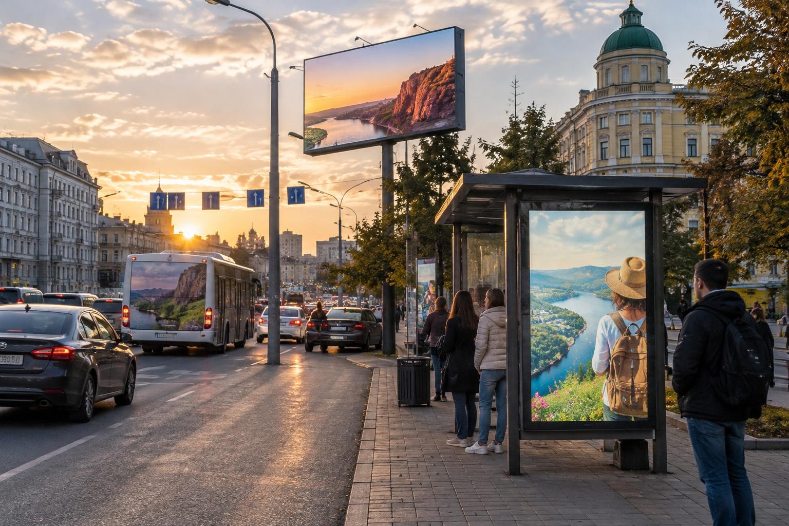 Наружная реклама в Оренбурге: форматы, локации и стоимость размещения